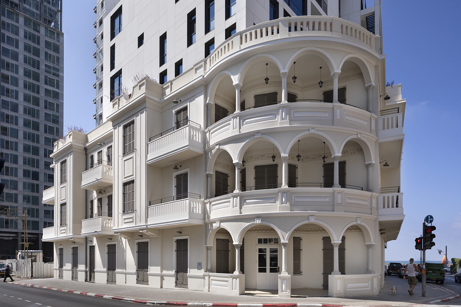The Renoma Hotel building on the Tel Aviv seafront